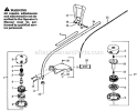 Part Location Diagram of 530010722 Weed Eater "D" Handle